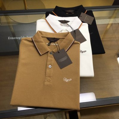 专柜新品 Zegn... S-2Xl 2025新品 时尚polo 翻领长袖 高级定制百搭款式 任何人都可以轻松驾驭 面料全订制工艺 胸前奢华经典品牌Logo设计