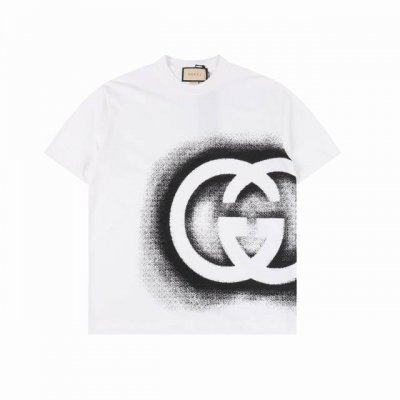 古驰 Gucci Logo泼墨印花短袖 Size：Xs-Xl