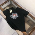 Afen*Di 芬迪 2025春夏最新款短袖T恤，男女同款定制专属纯棉面料，定制原版工艺螺纹，胸前小熊趣味图案印花设计！简约大方，从容百搭，档次极高，完美融入时