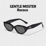 Rococo gentle Monster太阳镜 墨镜 出行必备Jennie同款 原单级别蔡司镜片 专柜品质细节 随意对比 上扬的猫眼款墨镜搭配宽镜腿的金属标识