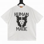 Human Made 公仔印花短袖T恤 按照原版定制16X21支230G双纱竹节棉、水洗+硅油处理，面料柔软亲肤。 黑色印花采用进口胶浆印花，黑色因面料特殊性