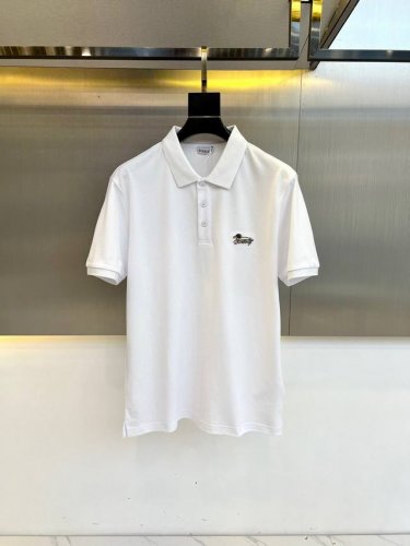 Bur巴宝、2025春夏新品发售商务休闲短袖polo衫，刺绣Logo系列，此款为顶级珠地丝光棉面料，透气舒适设计元素非常好看，品牌标识精工刺绣，年度最佳polo