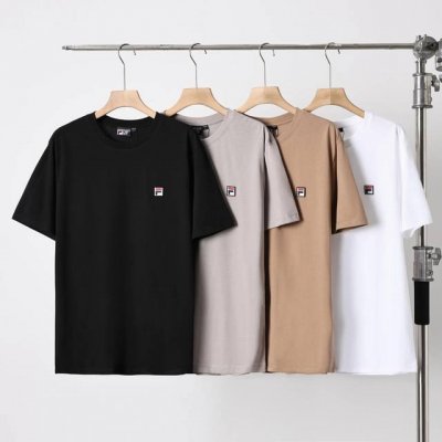 Fila 斐乐25Ss夏季新款凹凸液氨冰丝棉短袖T恤！ 顶级奢华液氨丝光棉面料！高密高支高克重，质感相当好！手感细腻贴身亲肤，具有很好的透气性，黄金比例弹力氨纶