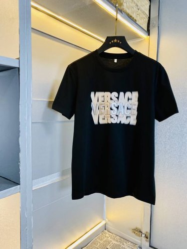 穿240斤 胖子福音 情侣款 码数 M-6Xl 范思哲Versace 原单品质 2025最新款 男装短袖T恤 衣服 精选专柜订制顶级丝光棉进口面料 所有细节做工