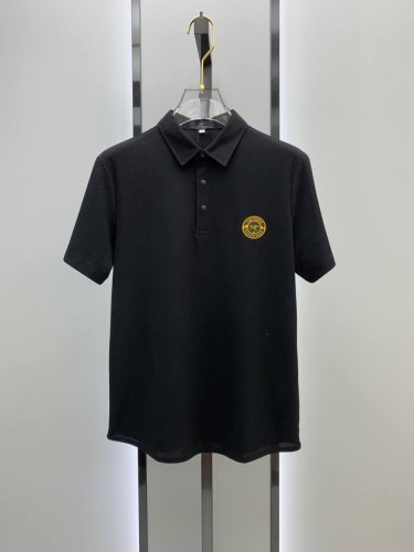 始祖鸟25Ss新款春夏短袖翻领T恤Polo，最高版本客供定制高端朱地面料简单时尚款，螺纹拼色螺纹配色超级好看！胸前始祖鸟贴标标识图案经典Logo简单大方的款式！