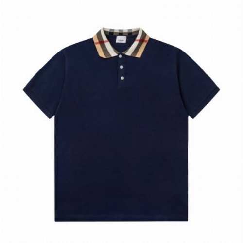 110 Bbr/巴博利 25Ss新款 经典格纹领Polo 230克重双纱全棉珠地 颜色：黑 白 杏 宝兰 码数：S M L Xl Xxl