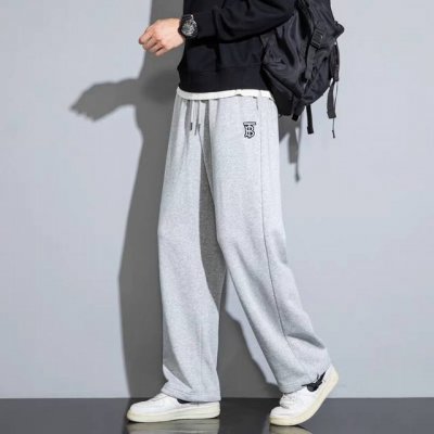 Burberry 巴宝莉Tb 2025春季经典时尚立体裁剪针织透气纯色休闲运动弹力日常通勤宽口男女同款卫裤！全市场最高端独家首发！上海在售980严选好货！线上实