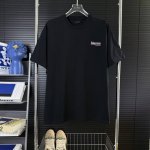 205 当天到货 现货现配 Balenciaga巴黎世家25Ss海浪可乐刺绣短袖T恤 最高版本 原版面料 高版本 高品质 独家首发高定 面料采用260克重双纱精