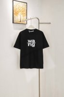 款号：Y154 Alexander Wang亚历山大王重工铆钉镶嵌凹起硅胶反光短袖T恤 280克纯棉双砂面料 所有面料均已提前做过缩水 品质第一 所见即所得 不