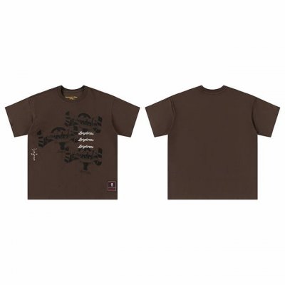 t8836 顶级品质 Travis Scott X Mitchell X Ness Texas Longhorns Seal短袖 做工精美 走线流畅 原版刺绣工