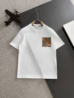 隔天出货 巴宝莉 2025早春新款 顶级品质 区别通货 重磅推出260克高密度短袖 早春走秀款 个性独家款式 男女同款 采用进口定制定染面料 后领锁链底全包肩