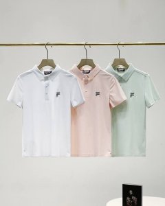 供 fila 斐乐女士凉感冰丝速干polo衫翻领短袖2025夏新款网球风休闲百搭上衣 凉感科技 定义舒适感 女士多巴胺色彩polo定义新型夏天 再次开炸 代工厂