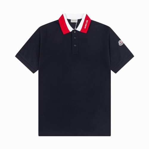 品牌：蒙口 Moncler 面料：纯棉珠地 原版面料 克重：230 颜色：黑色 白色 灰色 尺码：M-Xxl 国际顶级设计师匠心之作 经典款 百年不衰 领口拼接