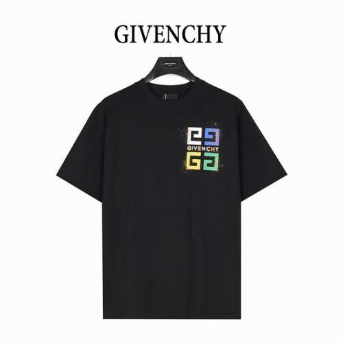 Givenchy 纪梵希 25Ss 宫格彩色泼墨印花短袖T恤 定制260G水洗精梳棉棉面料 手感非常细腻柔软舒服 潮流宽松T恤，一件简简单单就让你变时髦的T恤，