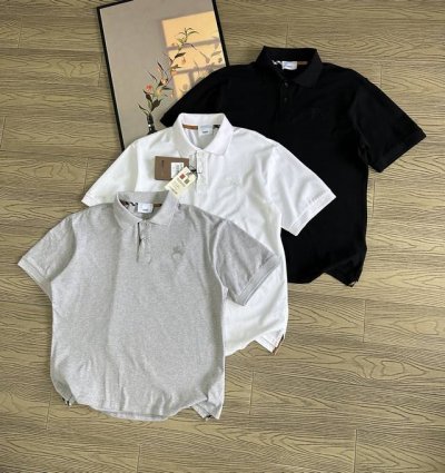 burberry巴宝莉2025新款男女翻领刺绣Logo休闲短袖polo衫 一如既往的硬货 爆款海外版朋友们 胸前战马刺绣 低调的奢华 高端大气的做工等级 无与伦