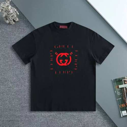 高品质]Gucci 古驰 25Ss 棒球棒印花短袖 面料采用280克重精梳棉，定制32支1*1螺纹，成衣两遍水洗处理，面料舒适亲肤无异感，定制定染面料，纺织密度
