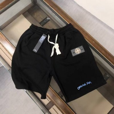 石头岛 新款休闲 刺绣短裤 品牌Logo绣花图案 标志性刺绣工艺 定制卫衣毛圈棉面料 柔软舒适亲肤感极佳 吸汗透气 五金带有标志性Logo 简约休闲款式打造休闲