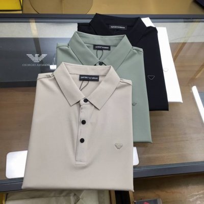 新品 Aman..I 高端polo 2025Ss春夏新品 Go 时尚休闲翻领T恤，甄选优质天丝凉爽面料，无痕切割工艺，胸前密针精致Logo设计标识，客供订织五金