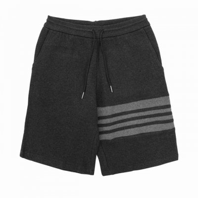 Thom Browne 汤姆布朗 经典华夫格碳灰短裤 Size：1-4