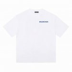 balenciaga巴黎世家大标字母限定短袖半袖T恤 采用230G双纱100%精梳纯棉面料 螺纹定织定染无色差！采用过肩拉条工艺，百洗不变形！ -采用高端印花，