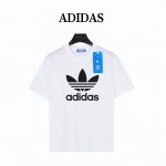 adidas 阿迪达斯 经典三叶草 短袖T恤 款号:Ad03 黑色 240克重磅小落肩100%棉T恤 Os版型 宽松有型好搭配 采用精梳紧密赛络工艺 面料更耐磨