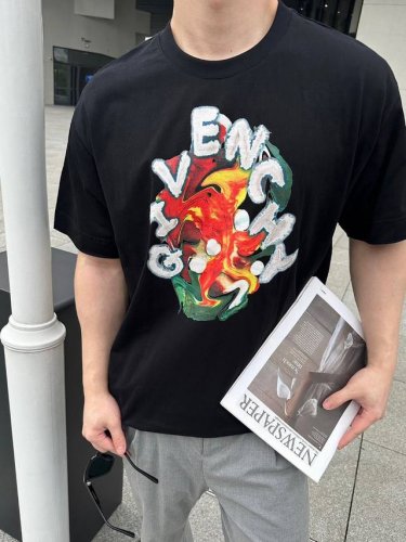 咨询图 Givenchy纪梵希Gvc迷幻繁花新款短袖T恤 男女同款