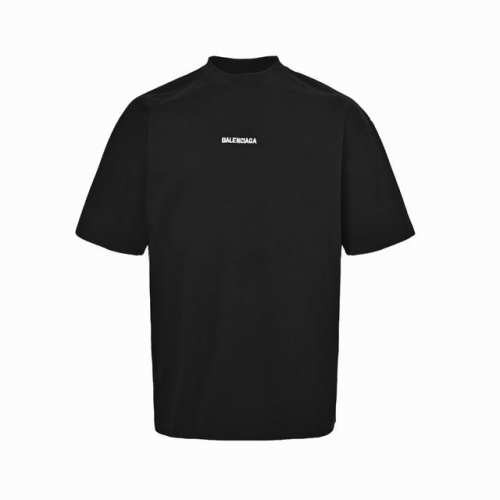 : 170 Balenciaga 巴黎世家 25Ss 前后字母刺绣短袖 独家定织定染布料 质感柔软舒适 前后幅巴黎英文字母Logo刺绣 刺绣饱满 Os落肩宽松版