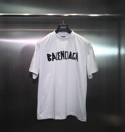 款号：D145 顶级版本 大货挂拍图 巴黎25年艺术美纹新款短信 Balenci*Ga巴黎# 面料采用260G巴黎专用双纱*高克重1比1双纱罗纹 Os落肩宽松版