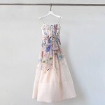 款号：25022 面料: 55%Linen 45%Silk 尺寸：0 1 2 3 胸围 腰围 后中长 Bust Waist Long 0 78 66 111 1