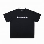 Chrome Hearts 克罗心 24Ss龟裂印花Logo短袖T恤 原版面料开发，官方专柜同款！ 螺纹定织定染无色差！采用通肩拉条工艺，百洗不变形！ 采用24