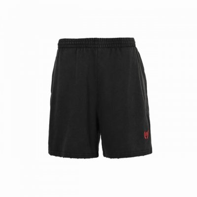 balenciaga 巴黎世家 25Ss 麦穗双B红标刺绣水洗短裤 面料采用特殊的排汗技术，使汗水能够迅速与空气接触，从而帮助身体保持干爽，提高穿着的舒适度。质