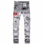 款号Cc821 Amiri Mx1高街牛仔裤修身长裤Fog高街男潮 Amiri 近年来高街成了男装里越来越频繁出现的词 高街风格也就成了大家搭配的重要方向 高街