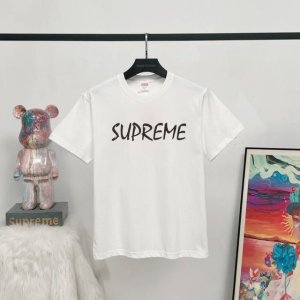款号:Q04 # supreme Fw24 Week3 Ftp S S Top 胸前Logo印花图案圆领短袖T恤 男女同款 宽松版型 采用260克精梳棉双纱 从