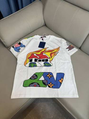 Louis Vuitton* 路易威登1VSs新款 Jazz Flyerslouis Vuitton* 路易威登火车头 1VSs新款Jazz Flyers 短袖