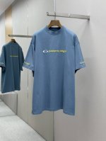 Balenciag 25 环形刺绣Tee 订染230G面料起订量9卷布 颜色非市场现货 版型不改一丝一毫 用量极高 区别市场错误颜色看图打版先行版本 所有出品均