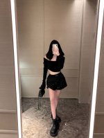 alexand*Wang满幅烫钻订制织麦标短裤～～超百搭显瘦Sml
