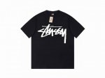 款号Hn782 高品质版本，区别通货 斯图西Stussy 基础款印花 短袖T恤 男女同款 -面料精选32支230克双纱面料 手感柔软舒适 吸汗透气. -百搭款