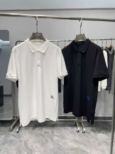 2025春夏Bur*Erry 典藏飞马刺绣标识polo衫短袖T恤！ 焕新升级创意元素马球衫,精简的时尚感搭配英式专属风格的裁剪形成独特气质. 气孔珠地棉面料,工