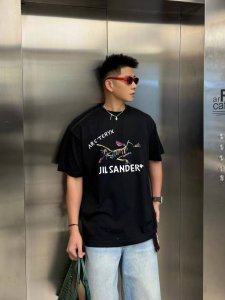 arc'teryx*始祖鸟 2025夏季新款 个性Logo印花 短袖T恤 定制面料300G 男女同款 尺码 S M L Xl Xxl 五个码 颜色 黑色 白色
