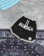 款M 巴黎短裤120 Balenciaga 24Fw 经典胶带刺绣Bb织带短裤 年夏季首发 全网独家重磅出货 进口田岛绣花机器25万刺绣 效果饱满 立体清晰 无
