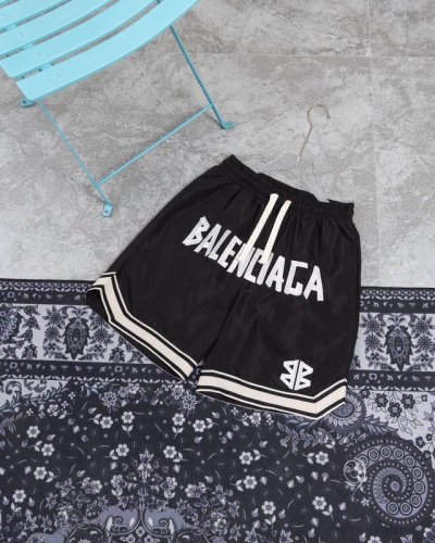 款M 巴黎短裤120 Balenciaga 24Fw 经典胶带刺绣Bb织带短裤 年夏季首发 全网独家重磅出货 进口田岛绣花机器25万刺绣 效果饱满 立体清晰 无