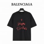 Balenciaga 巴黎世家 25Ss 情人节限定爱心标语破洞短袖T恤 情人节25Ss限定款系列情侣款短袖 情人节系列中独特浪漫的诗语 爱意满满 快给心爱的人