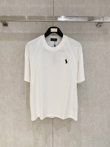 rl Polo 2025新款纯棉圆领T恤 落肩廓形 经典小马刺绣 M-3Xl