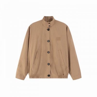 p230 白底细节图 款号 X01 24秋冬上新 Miumiu 24Fw 豆沙色府绸夹克！Zp29000购入制作 全网唯一正确的版本，仅此我一家是自己定色做的布