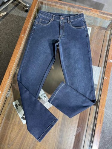 春夏新款Loro Piana诺悠翩雅弹力牛仔裤，蓝色48-56码等于M-Xxxl