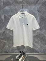 p250 Dg杜嘉班纳 2025春夏新款Polo衫商务休闲翻领短袖T恤，精致合体的剪裁版型衬托出了极简主义的设计风格，把优雅风展露的一览无余！高克重260G纯棉