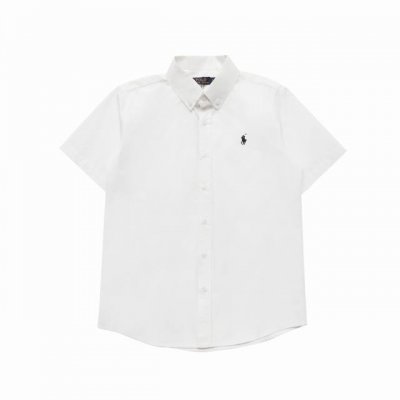 顶级复刻版本 Ralph Lauren 拉夫劳伦 新款小马刺绣Logo短袖衬衫衬衣 颜色：黑色 白色 藏青色 顶级复刻版本 区别市场通货 辅料: 原版吊牌水洗标