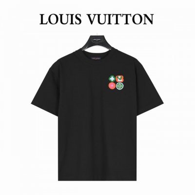 Louis Vuitton 路易威登 25Ss 胸口及后背四叶草Logo刺绣短袖T恤 购入原版开模打造，全套定制辅料，所有细节完美还原 定织定染260G纯棉双纱