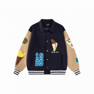 款号S17 Fendi 24Ss明星同款棒球服 面料采用700克龙凤尼料 独立的刺绣工艺 每个Logo都非常立体标 原版开模1:1还原，辅料齐全 M L Xl