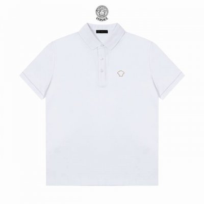 Versace 范思哲经典Logo 精美polo衫 升级，灵感源自八十年代复古 原版面料 官方同款 定制 同缸染面料 手感非常舒服 春夏最新砖柜同步 时尚又个性